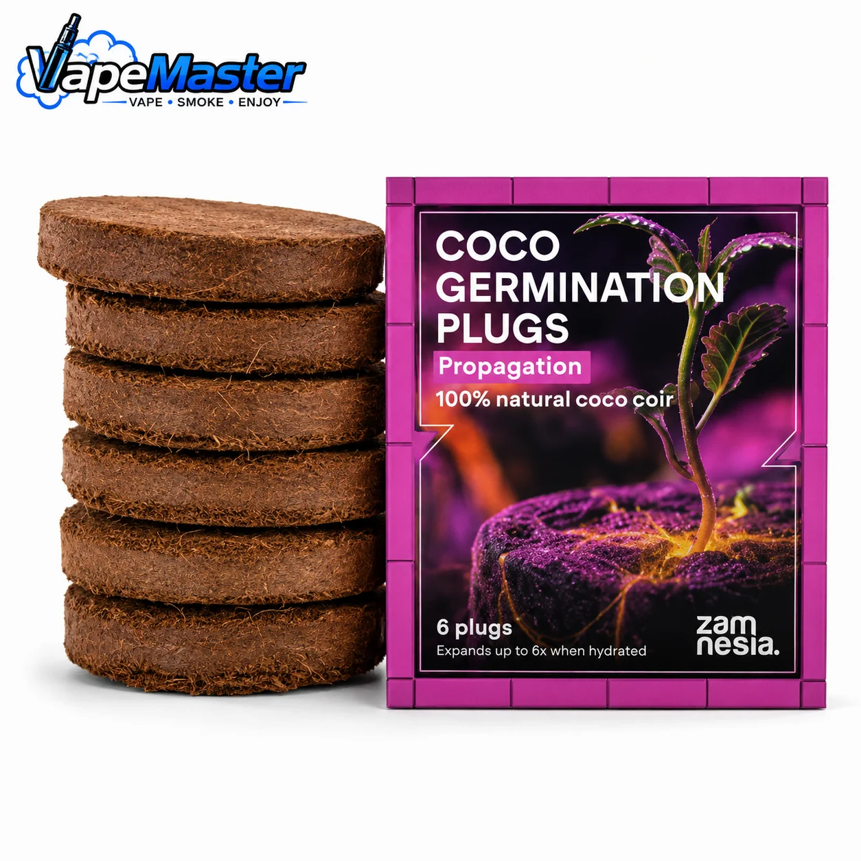 Pastilles de germination en coco (pack de 6)